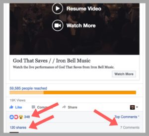 Facebook Tips to Grow Your Likes and Leads Likes Reactions Shares Comments