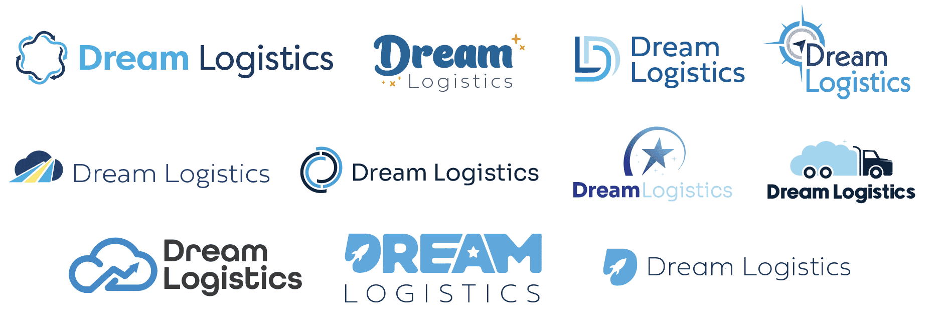 Dream Logistics Logos